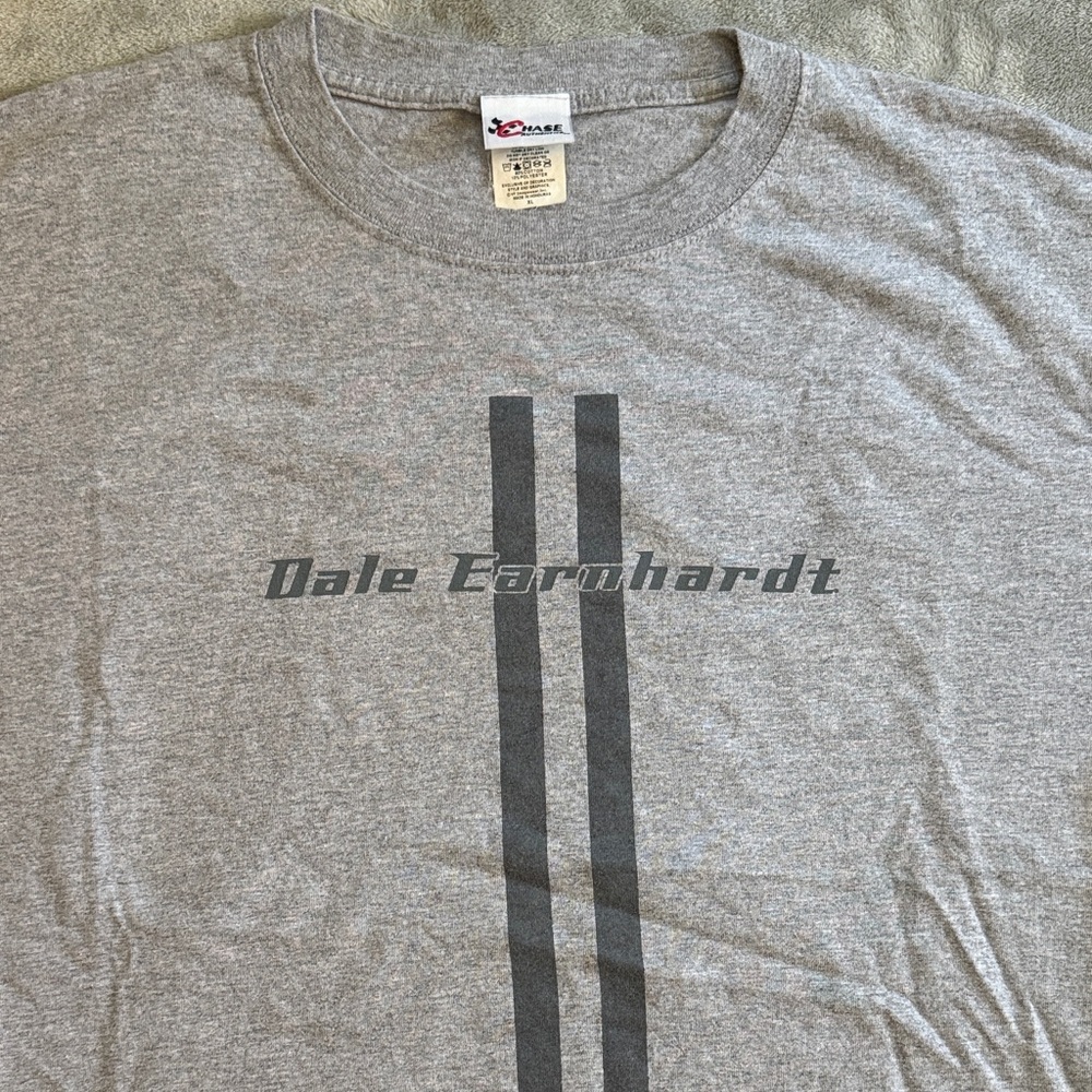 Chase Authentics Dale Earnhardt Gray Graphic Men's Tee